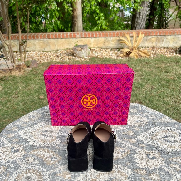 NIB Tory Burch Asymmetrical Block Heel Loafer - size 5 - Picture 11 of 12